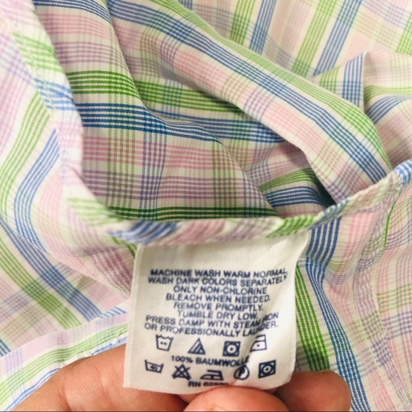 Lands End Super Fine 2-ply Button Down Long Sl. 16 - Picture 6 of 8